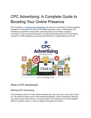 cpc advertising a complete guide to boosting your