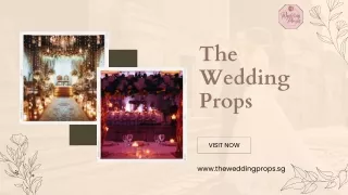 Stunning Wedding Decor in Singapore for Your Special Day