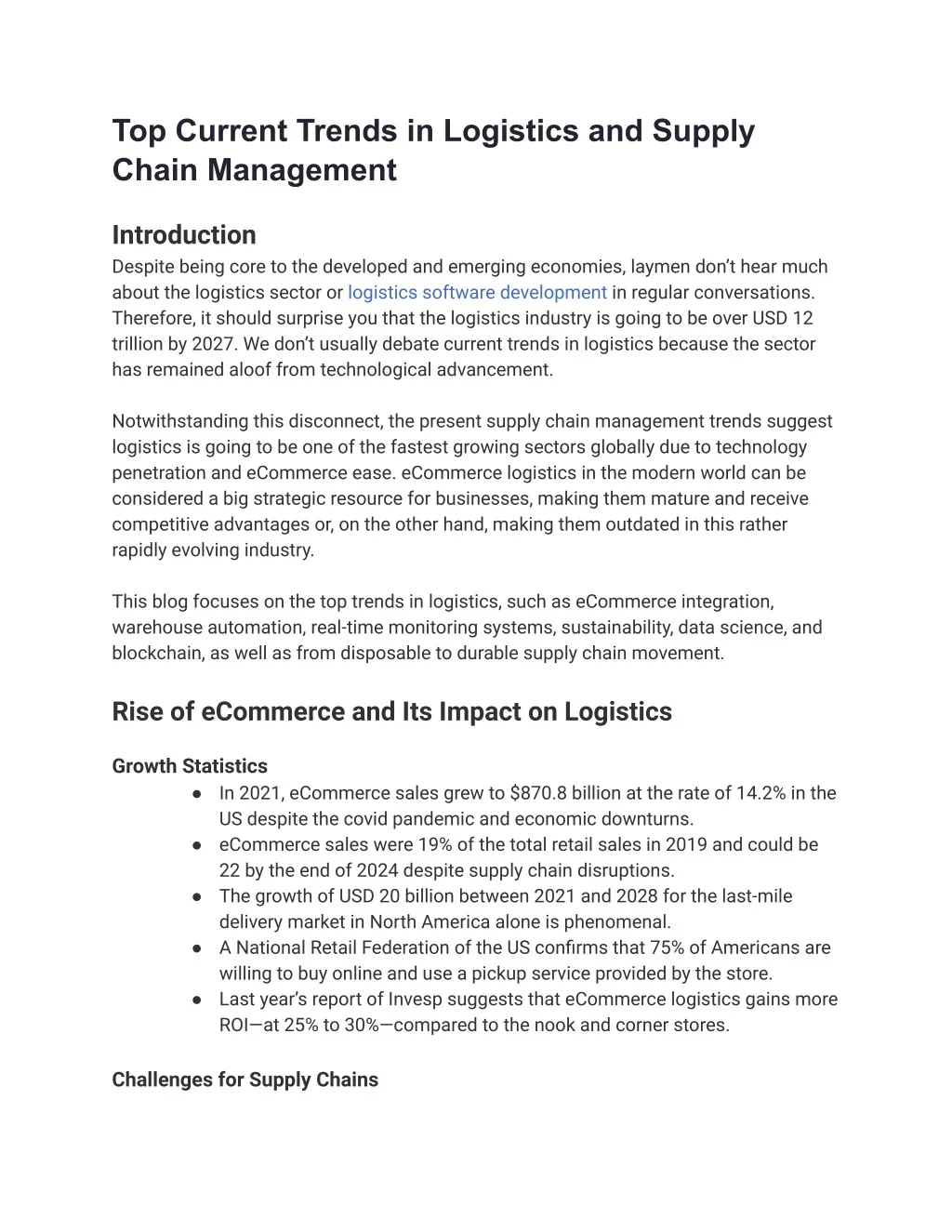 PPT - Top Current Trends in Logistics and Supply Chain Management ...