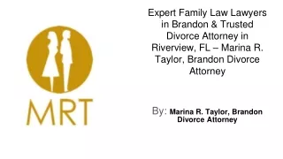 Family Law Lawyers Brandon