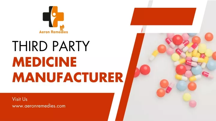 third party medicine manufacturer