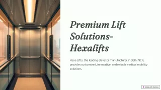 Small Lift for Home in Delhi: Affordable and Convenient Solutions