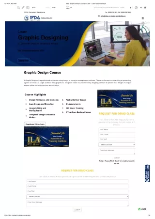 Best Graphic Design Course in Delhi - Learn Graphic Design