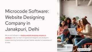 Best Website Designing Company in India | Microcode Software