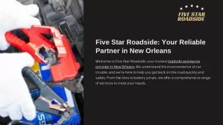five star roadside your reliable partner