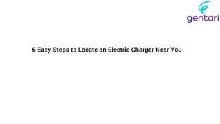 6 Easy Steps to Locate an Electric Charger Near You
