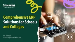 Comprehensive ERP Solutions for Schools and Colleges