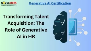 Generative AI in Transforming HR ppt