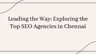 Top 10 Search Engine Optimization Companies in Chennai: Osumare