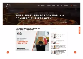 TOP 5 FEATURES TO LOOK FOR IN A COMMERCIAL PIZZA OVEN