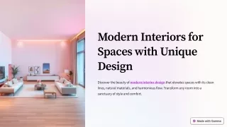 Modern Interiors for Spaces with Unique Design Concepts for Every Office