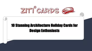 10 Stunning Architecture Holiday Cards for Design Enthusiasts