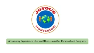 Enroll Today for a Personalized Educational Experience
