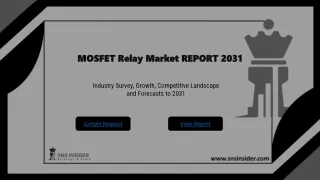 mosfet relay market mosfet relay market report