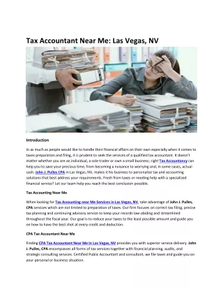 Tax Accountant Near Me