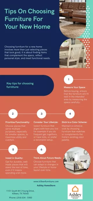 Tips On Choosing Furniture For Your New Home