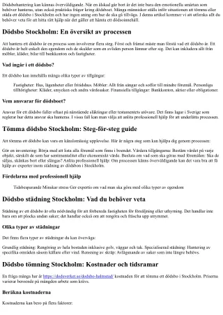 “Så hittar du rätt hjälp när det gäller att hämta ett dödsoinnehåll”