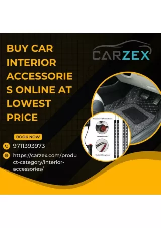 Buy Car Interior Accessories Online at Lowest Price