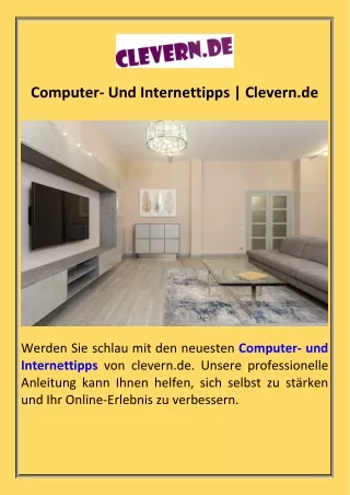 computer und internettipps clevern de
