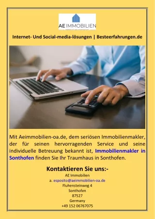 Internet- Und Social-media-lösungen  Besteerfahrungen.de