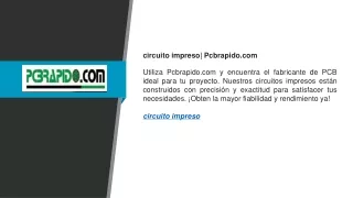 circuito impreso Pcbrapido.com