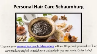 Personal Hair Care Schaumburg