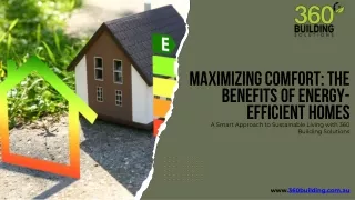 Energy Efficient Homes--360 Building Solutions