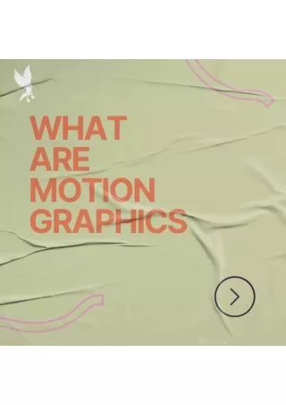 What is Motion Graphics