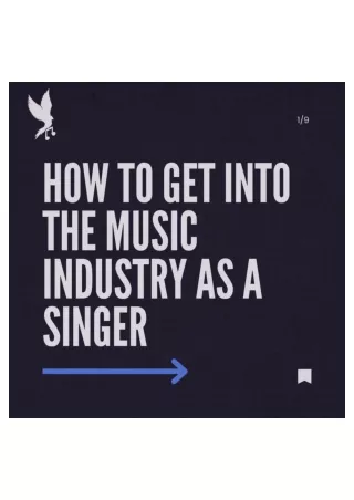 How to Get Into the Music Industry as a Singer A Complete Guide