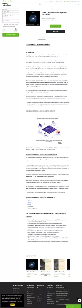 Flexographic Printing Market