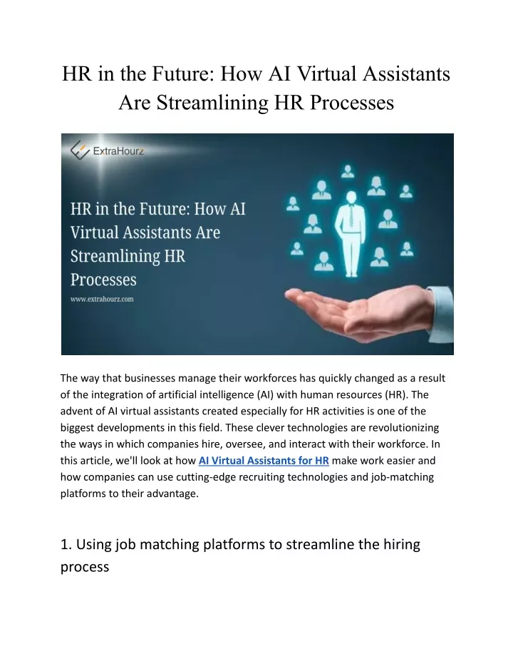 hr in the future how ai virtual assistants