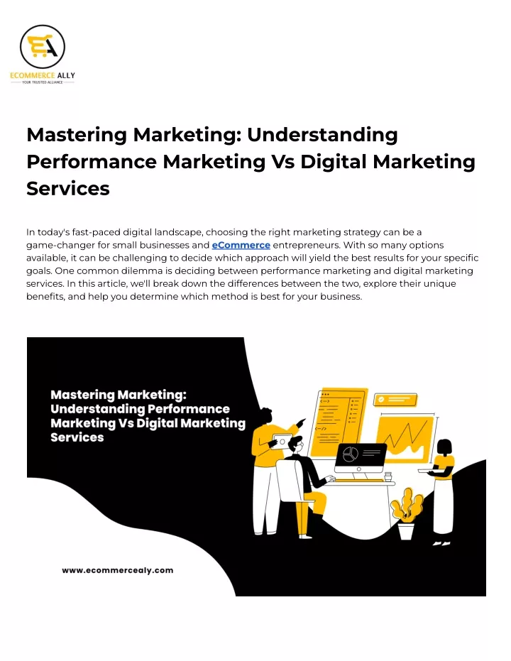 mastering marketing understanding performance