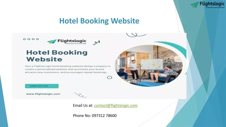 hotel booking website