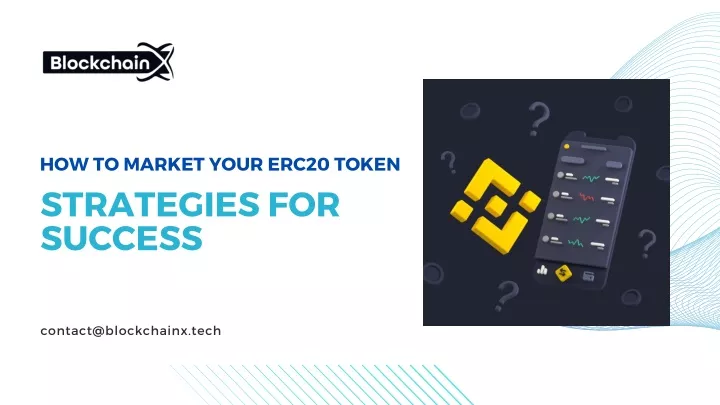 how to market your erc20 token strategies