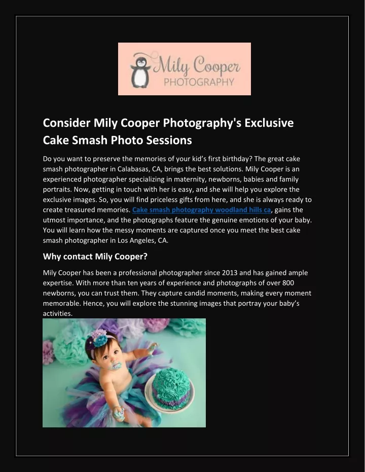 consider mily cooper photography s exclusive cake