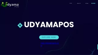 Touch pos machine-UDYAMAPOS
