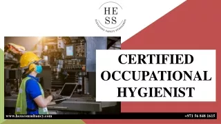 CERTIFIED OCCUPATIONAL HYGIENIST (1)