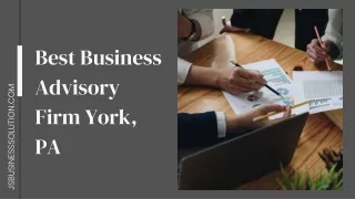 Best Business Advisory Firm York, PA