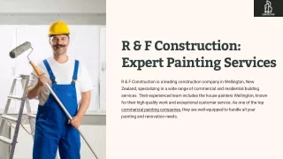 R & F Construction: Expert Painting Services