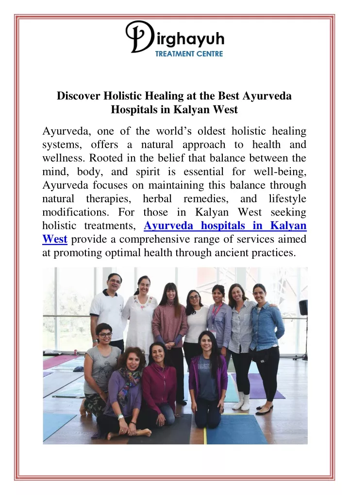 discover holistic healing at the best ayurveda