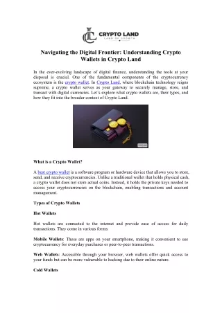 What’s the Best Crypto Wallet for Beginners?