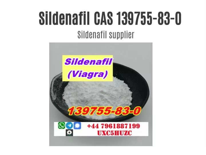 sildenafil cas 139755 83 0 sildenafil supplier