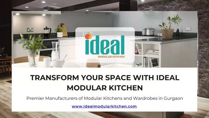 transform your space with ideal modular kitchen