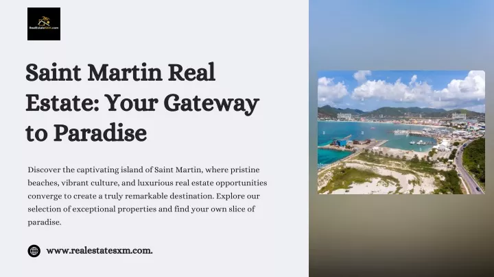 saint martin real estate your gateway to paradise