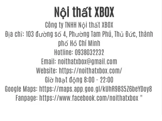 n i th t xbox c ng ty tnhh n i th t xbox