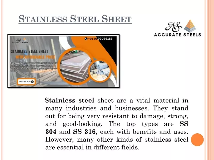 stainless steel sheet