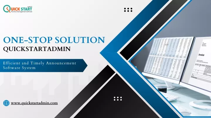 one stop solution quickstartadmin