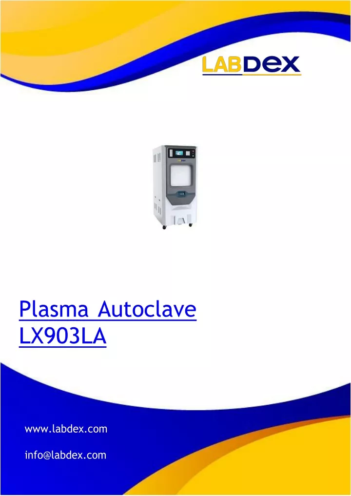 plasma autoclave lx903la www labdex com