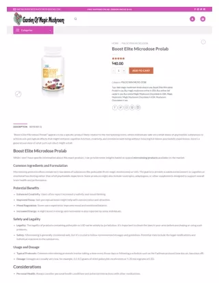 Boost Elite Microdose Prolab - gardenofmagicmushroom.com