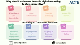 Why should businesses invest in digital marketing to stay competitive- ACTE Technologies
